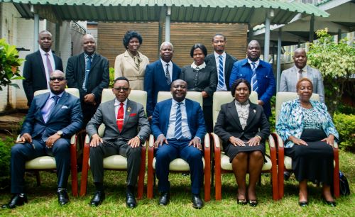 MANEB's newly appointed Board of Directors with MANEB management